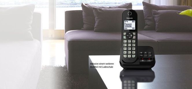 Schnurlostelefon KX-TGC462 mit Anrufbeantworter