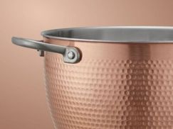 Wiselet Rührschüssel Aus Edelstahl Für KitchenAid – 5 Liter, Kupfer-Finish, Inkl. Silikonschaber – Passt Auf Classic & Artisan Kippkopf-Mixer