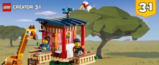 Dreifache Safari-Action mit diesem tollen LEGO® Set