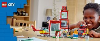 LEGO® City Feuerwache für actiongeladene Spiele