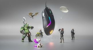 Präzisions-Gaming-Maus für verschiedene Spielgenres