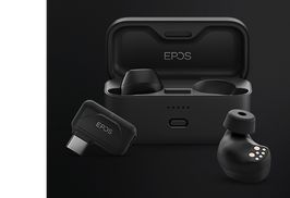 EPOS GTW 270 Hybrid True Earbuds wireless In-Ear-Kopfhörer (mit geschlossener  Akustik und USB-C Dongle)