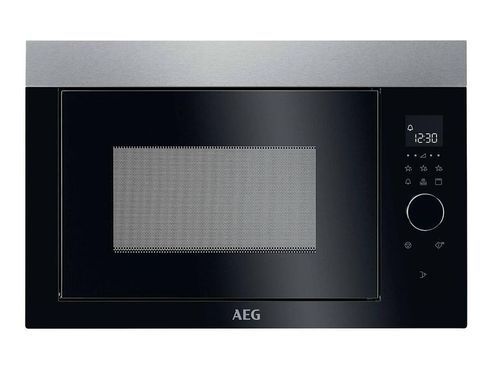 AEG MBE2657DEM 60cm Einbau-Mikrowelle / Touch-Bedienung / Grillfunktion / Display mit Uhr