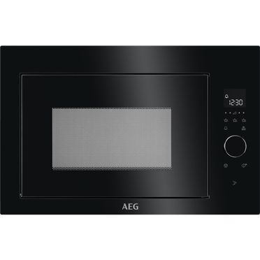 AEG MBE2657SEB 60cm Einbau-Mikrowelle / Touch-Bedienung / Display mit Uhr