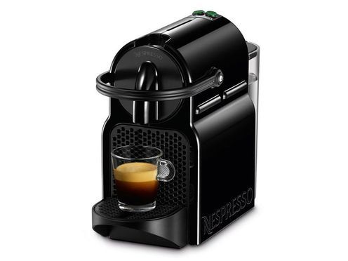 Nespresso Kapselmaschine Inissia EN Kapseln Willkommenspaket 80.B mit Black, DeLonghi, 7 inkl. von