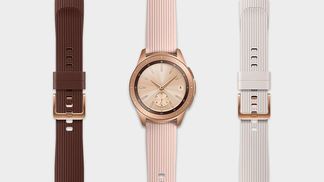 Smartwatch Samsung Galaxy Watch SM-R810 42 mm con GPS / Wi-Fi / NFC /  Bluetooth - Rosa / Dorado - Paraguay