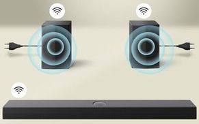 Hintere Lautsprecher für kabellose Freiheit