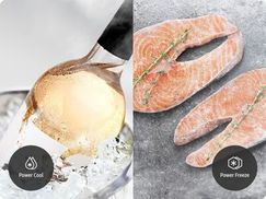 Schnell gekühlt und tiefgefroren