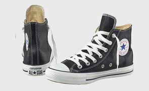 Chuck Taylor Basic Leather Hi von Converse