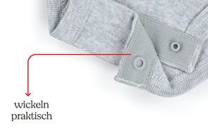 Komfortable Babykleidung mit praktischen Details