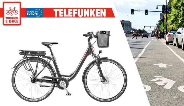 Telefunken Multitalent RC657 – Electric bicycle with low step-through frame