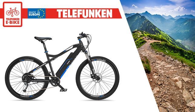 Telefunken M920 29 Zoll Anthrazit Rot Mountainbike Pedelec E-Bike 