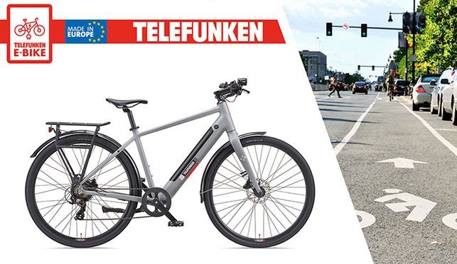 Telefunken Urban Pedelec UH200 - Elektrofahrrad mit Straßenzulassung