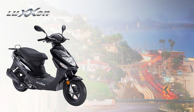 LuXXon ECO City scooter with 50cc engine - 45 km/h