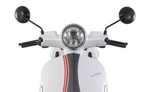 High-performance scooter with electric motor
