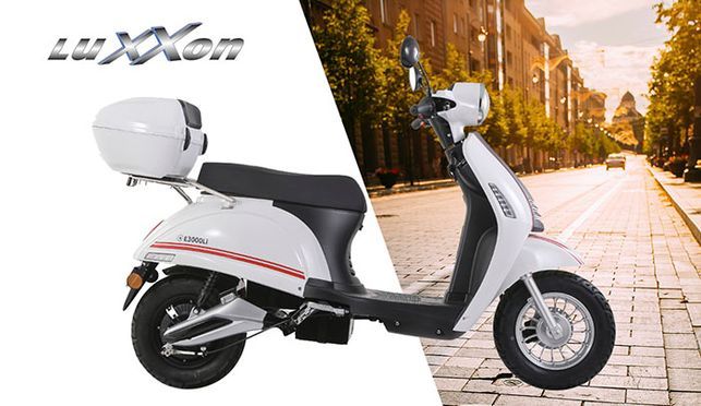LuXXon E3000Li electric scooter with lithium-ion battery – 45 km/h