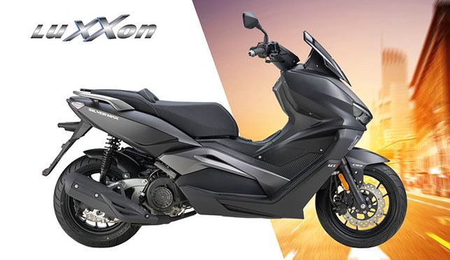 LuXXon Silvermax Motor Scooter - Maxi Scooter with 125 cc or 85 km/h