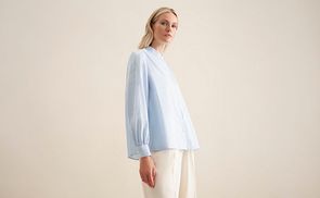 Stehkragenbluse - extravagante Individualität