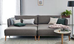 Flexibler Komfort mit passendem Hocker