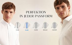 Slim Hemden - figurbetonter Schnitt