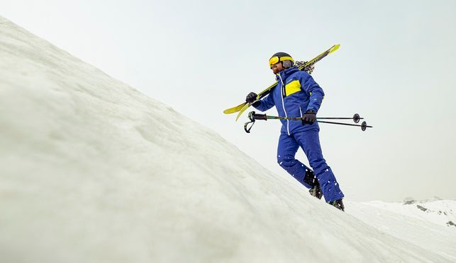 Maier Sports Skihose Anton 2 Herren Schneehose mit Hosenträgern,  wasserdicht und winddicht, Zusätzlich wasserabweisende DWR-Behandlung PFC