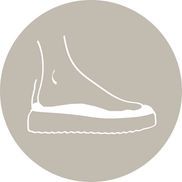 Bequem stehen und gehen