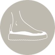 Bequem stehen und gehen