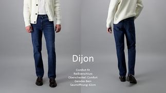 Bequemer Klassiker: Dijon Comfort Fit Jeans