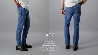 Moderner Look: Lyon Tapered Fit Jeans