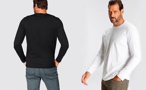 Langarmshirt im Basic-Style
