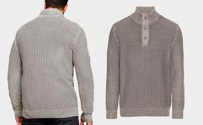 Troyer aus grobem Strick