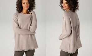 Lässiger Strick mit Stern-Highlight