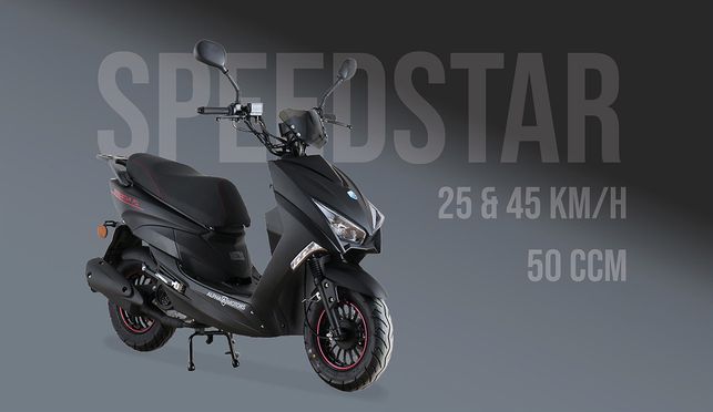 Alpha Motors moped scooter Speedstar FI, 50 cc, 25 km/h, Euro 5