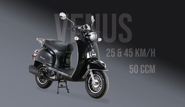 Alpha Motors Venus scooter, 50cc, 45 km/h, Euro 5