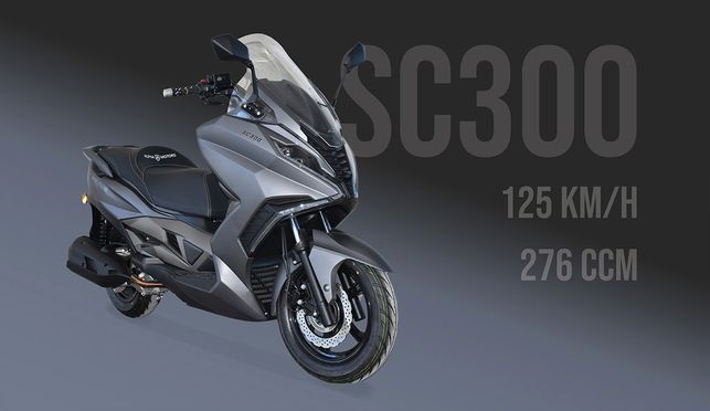 Alpha Motors Sport Cruiser 300 scooter, 276 cc, 125 km/h, Euro 5