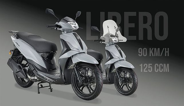 Alpha Motors Libero scooter, 125 cc, 90 km/h, Euro 5