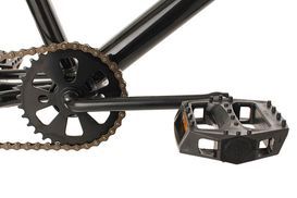 BMX crank with chain guard