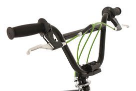 BMX handlebars and BMX grips with flange
