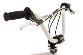 BMX handlebars and BMX grips with flange