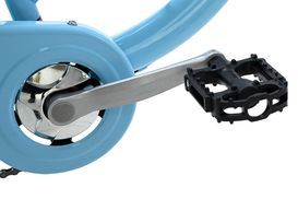 Chain guard and anti-slip pedals