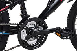 Crank with chain guard ring