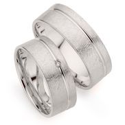 Phönix Trauringe Weißgold