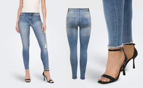 Die BLUSH Skinny Mid Waist