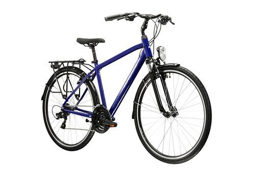 KROSS Trekking Bike Men's Trans 1.0 28" blue 21 gears