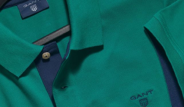 Premium Qualität: GANT Kontrast Piqué Poloshirt aus softer Baumwolle