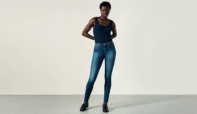 TH SKINNY Hilfiger Skinny-fit-Jeans FLEX im zeitgemäßen COMO Tommy GYA RW Design
