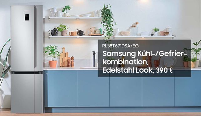 Samsung Kühl-/Gefrierkombination RL38T671DSA, 203 cm hoch, 59,5 cm breit