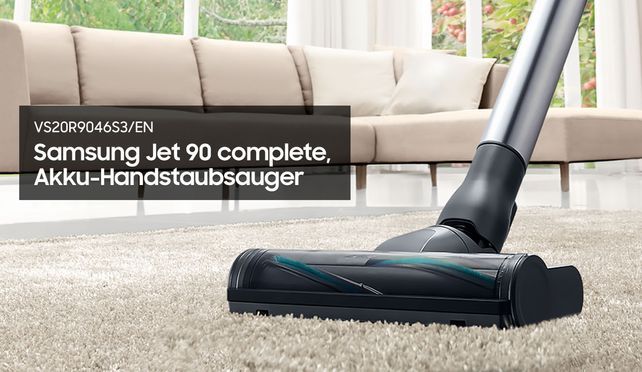 Samsung Akku Staubsauger Jet 90 Test Samsung Akku-Stielstaubsauger Jet 90 complete VS20R9046T3/EN, 550 W