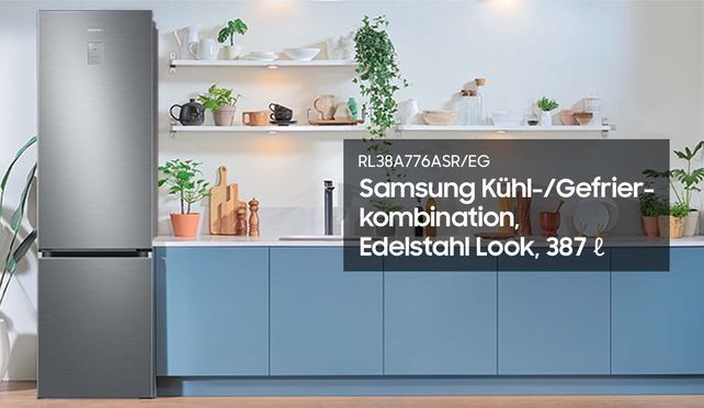 Samsung Kühl-/Gefrierkombination Bespoke RL38A776ASR, 203 cm hoch, 59,5 cm  breit