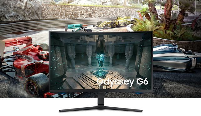 Samsung Odyssey G6B S27BG650EU Curved-Gaming-LED-Monitor (68,6 cm/27 